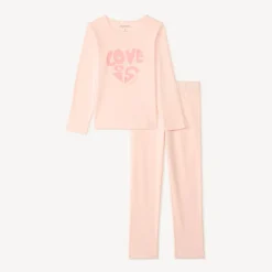 Pyjama van 2 delen met lange mouwen en een fantasiedruk meisjes