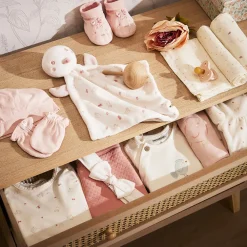 Pyjama van fluweel met fantasieprint meisjes