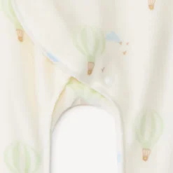 Pyjama van fluweel met luchtballonnenprint voor premature baby’s