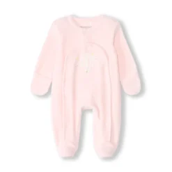 Pyjama van fluweel met luchtballonpatch voor premature babymeisjes