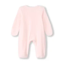 Pyjama van fluweel met luchtballonpatch voor premature babymeisjes