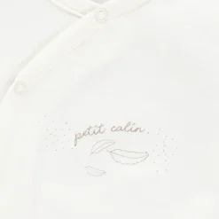Pyjama van katoen met pluimenprint voor baby's