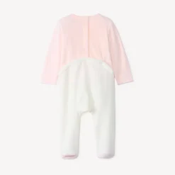 Pyjama van zacht fluweel, tweekleurig, meisjes