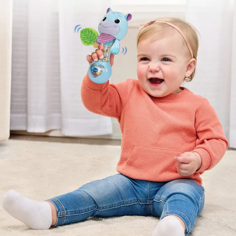 Rammelaar Animal Friends Nijlpaard Blauw