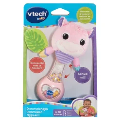 Rammelaar Animal Friends Nijlpaard Roze