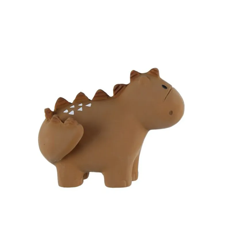 Rammelaar dinosaurus ocre van natuurlijk rubber