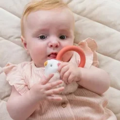 Rammelaar met siliconen Ring - Mila, Lana & Zoë