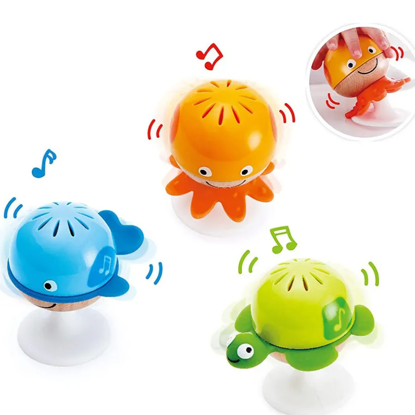 3 Rammelaars Zeedieren met zuignap