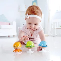 3 Rammelaars Zeedieren met zuignap