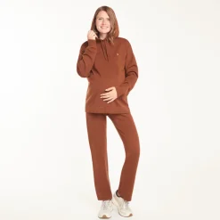 Rechtdoende zwangerschaps joggingbroek met hoge tailleband