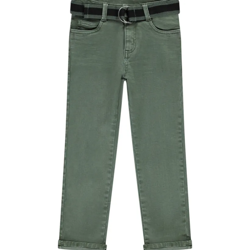 Rechtdoor jeans met afneembare riem voor jongen