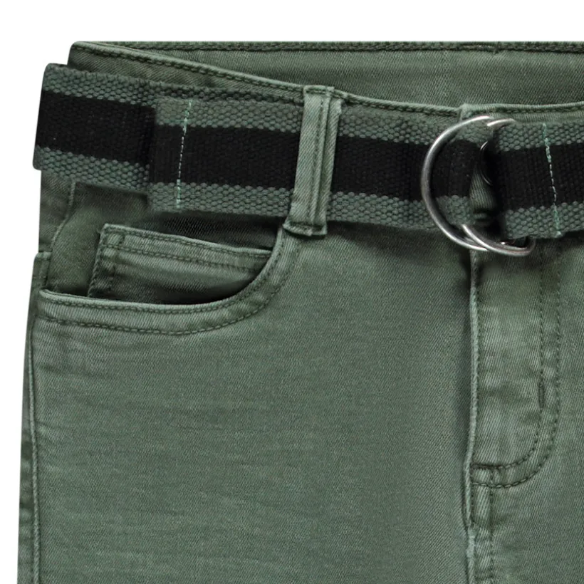 Rechtdoor jeans met afneembare riem voor jongen