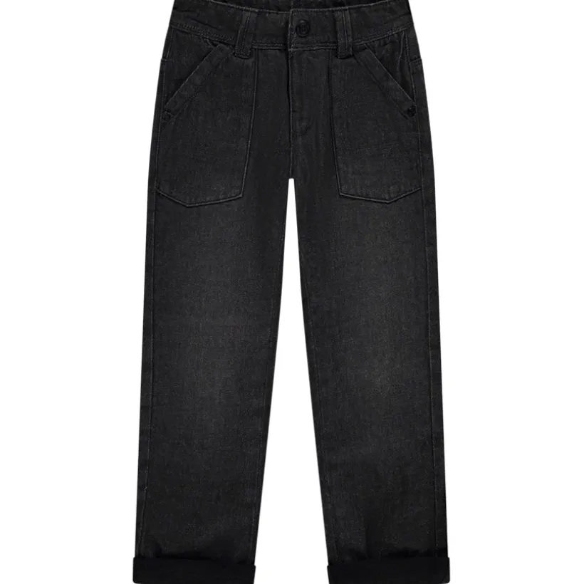 Rechtdoor jeans met microfleece voering jongens