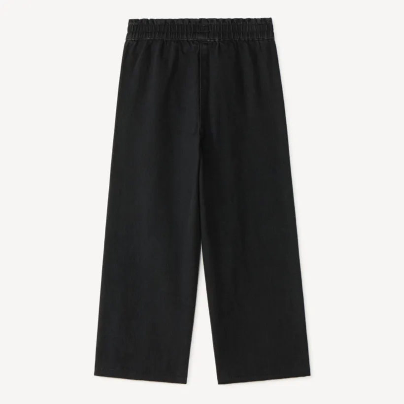 Rechtdoorlopende, ruime effen jeans meisjes