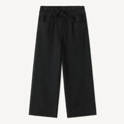 Rechtdoorlopende, ruime effen jeans meisjes