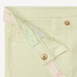 Rechtdoorstoot jeans met strikceintuur meisjes.