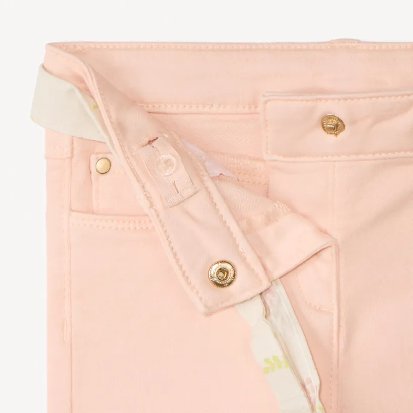 Rechtdoorstoot jeans met strikceintuur meisjes.