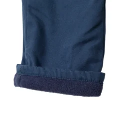 Rechte broek in twill met fleecevoering, jongens
