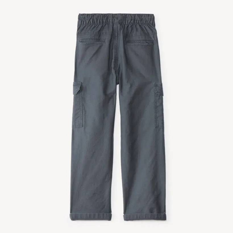 Rechte broek met cargozakken jongens