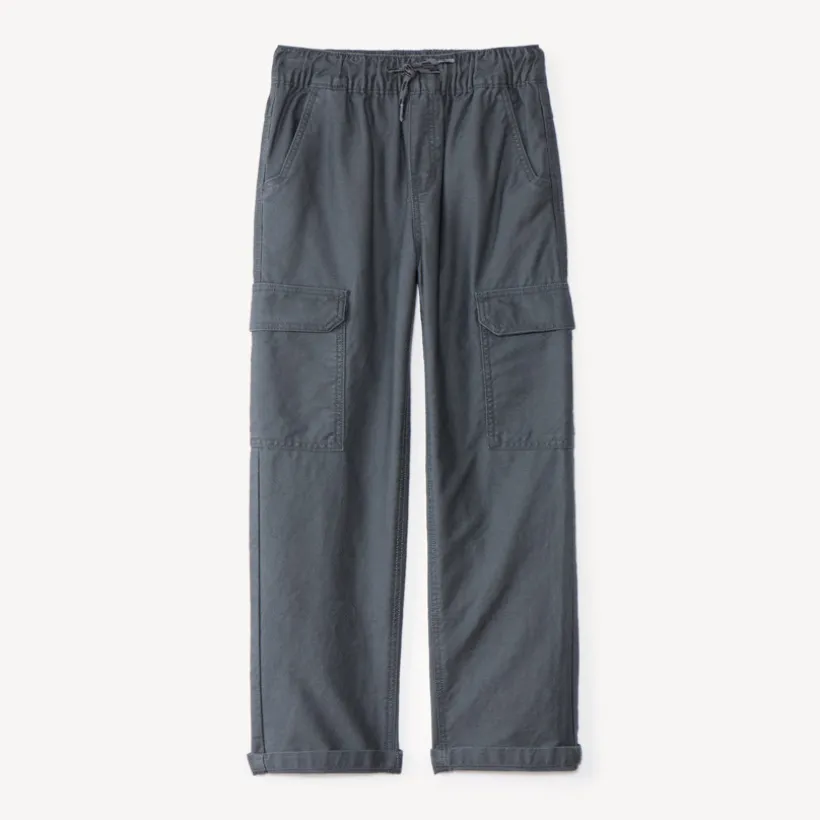 Rechte broek met cargozakken jongens