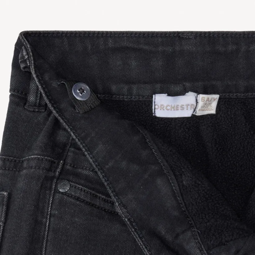 Rechte jeans gevoerd met micropolar jongens