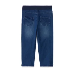 Rechte jeans met elastische taille voor babyjongens