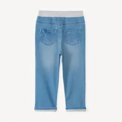 Rechte jeans met elastische taille voor babyjongens