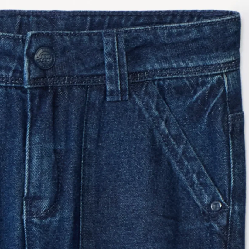 Rechte jeans met microfleece voering jongens