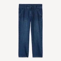 Rechte jeans met microfleece voering jongens