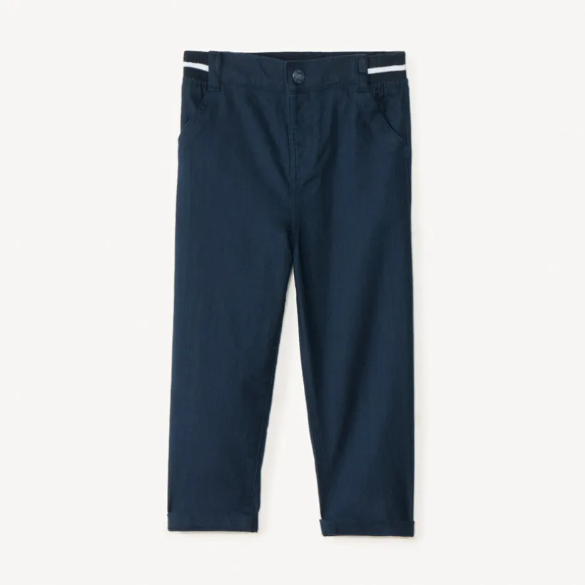 Rechthoekige broek met elastische taille voor babyjongen