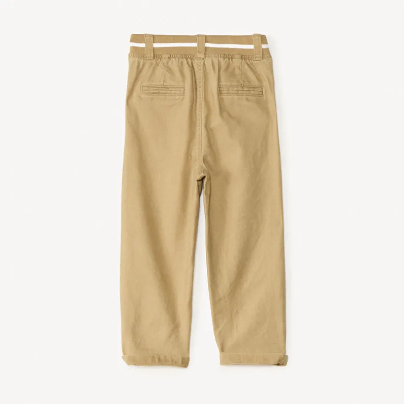 Rechthoekige broek met elastische taille voor babyjongen