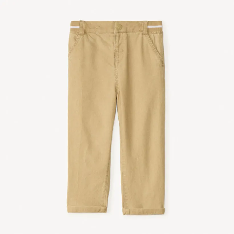 Rechthoekige broek met elastische taille voor babyjongen