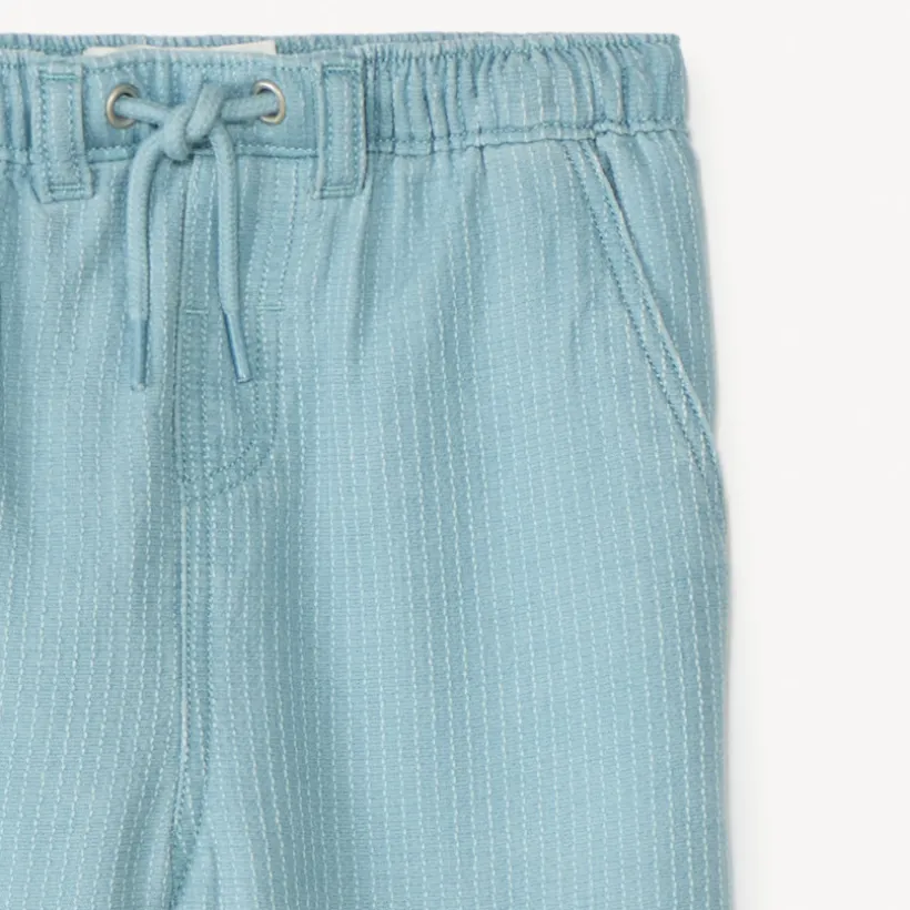 Rechthoekige broek van canvas met cargozakken voor babyjongen