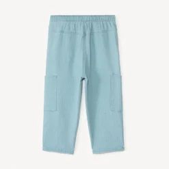 Rechthoekige broek van canvas met cargozakken voor babyjongen