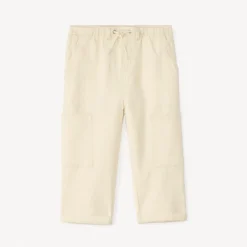 Rechthoekige broek van canvas met cargozakken voor babyjongen