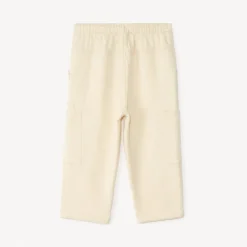 Rechthoekige broek van canvas met cargozakken voor babyjongen