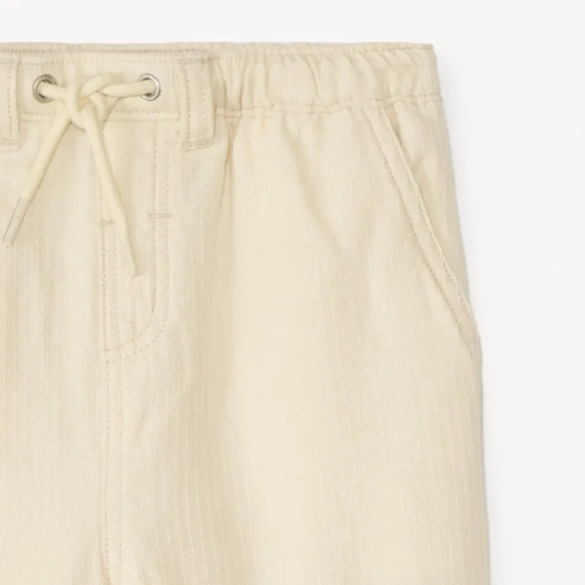 Rechthoekige broek van canvas met cargozakken voor babyjongen