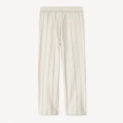 Rechthoekige gestreepte katoenen broek jongens