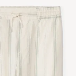 Rechthoekige gestreepte katoenen broek jongens