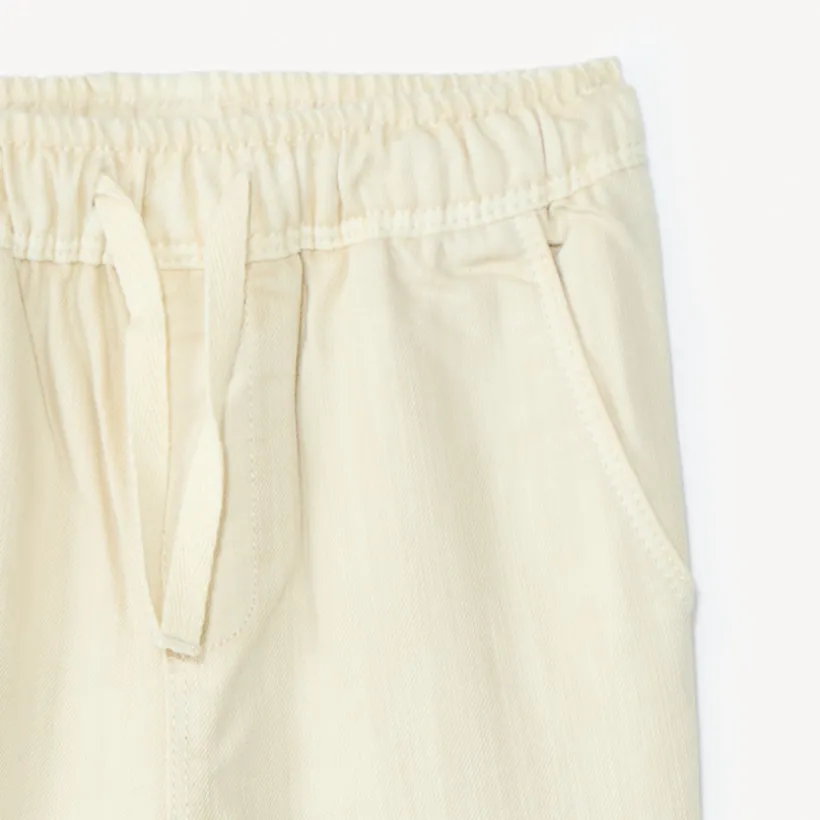 Rechthoekige jeans gevoerd met micropolaire voor babyjongens
