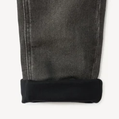 Rechthoekige jeans jongens met gebruikt effect