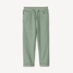 Rechthoekige jeans met berenzak voor babyjongen