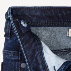 Rechthoekige jeans met reliëfpatroon jongens