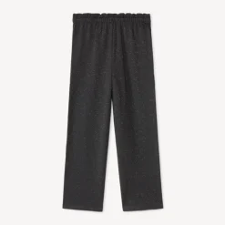 Rechthoekige joggingbroek van glinsterende sweatstof meisjes