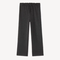 Rechthoekige joggingbroek van glinsterende sweatstof meisjes
