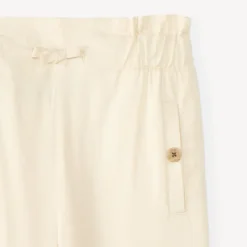 Rechthoekige unicolor broek meisjes