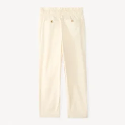 Rechthoekige unicolor broek meisjes