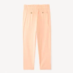 Rechthoekige unicolor broek meisjes
