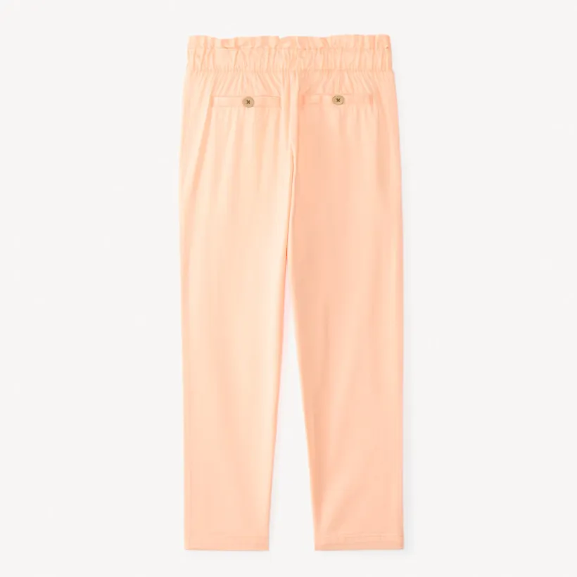 Rechthoekige unicolor broek meisjes