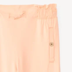 Rechthoekige unicolor broek meisjes